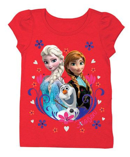 Frozen friends puff-sleeve tee